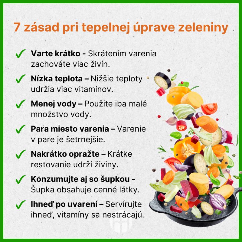 (Slovenčina) 7 zásad při tepelné úpravě zeleniny